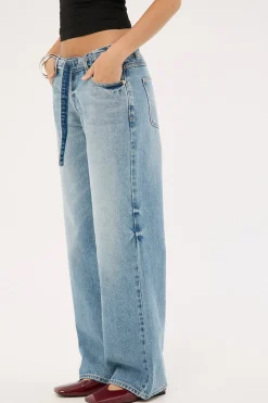 99 Baggy Belt Jean Liv Blue