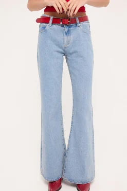99 Baggy Jean Flare Paris Blue