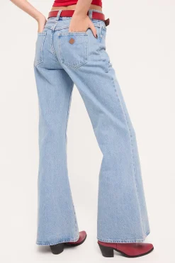 99 Baggy Jean Flare Paris Blue
