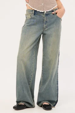 99 Baggy Jean Roxie Green/Blue
