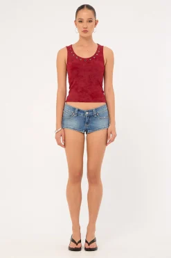 00 Denim Mini Short Shannon