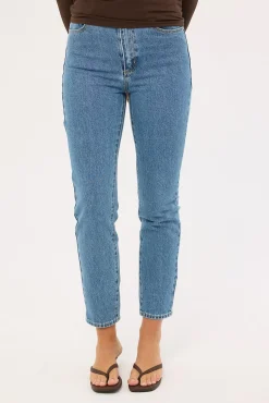 94 High Slim Jean Eva Organic Blue