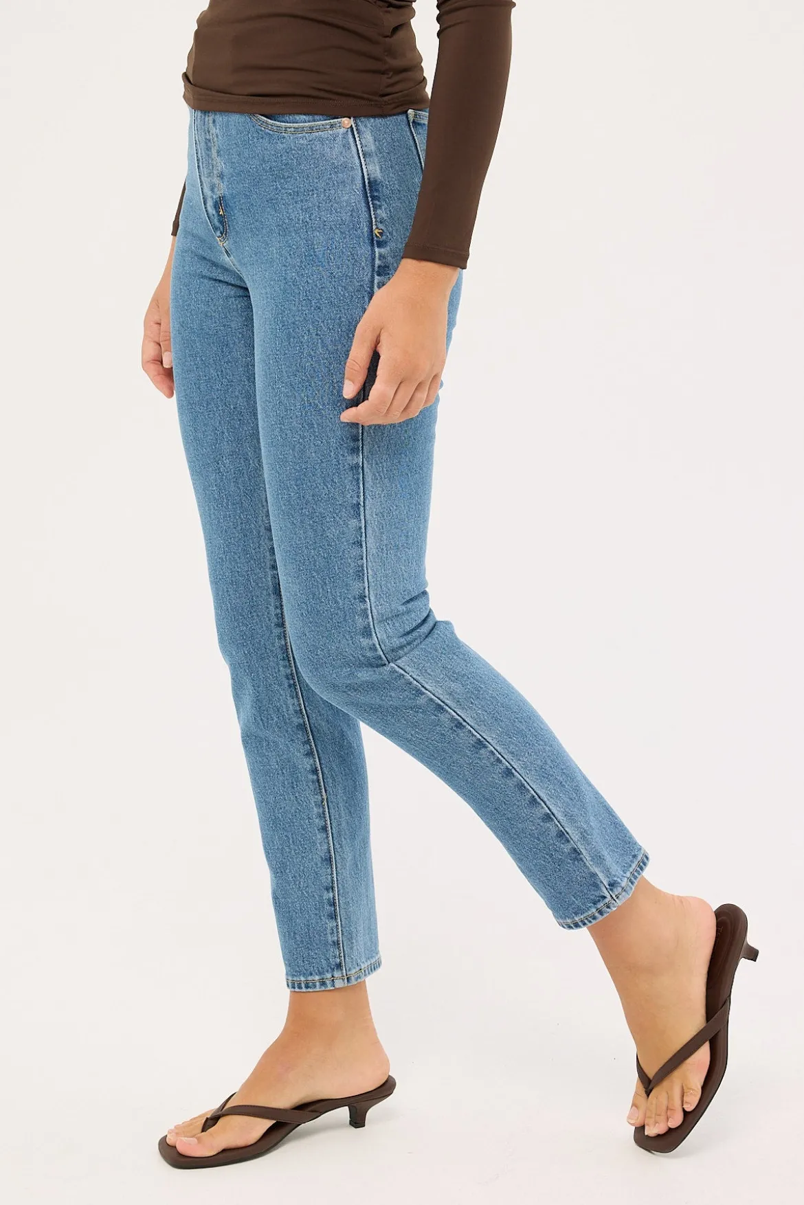 94 High Slim Jean Eva Organic Blue