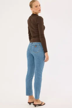 94 High Slim Jean Eva Organic Blue