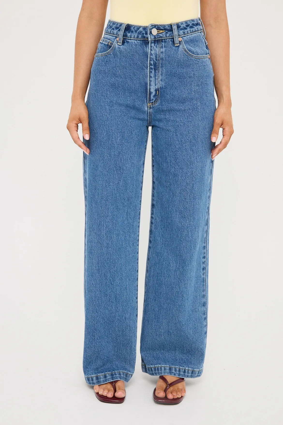 94 High Wide Petite Eva Blue Organic