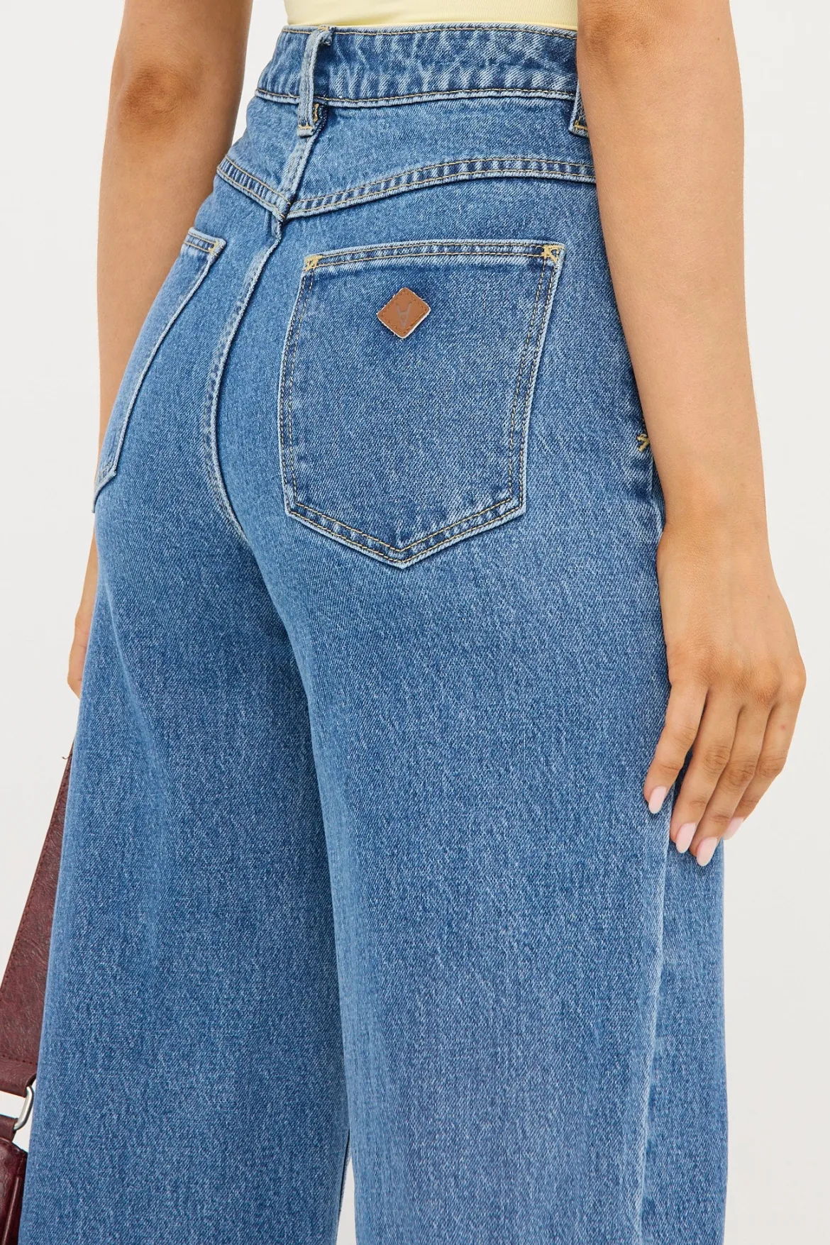 94 High Wide Petite Eva Blue Organic