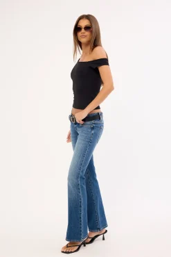 00 Kick Low Skinny Jean Bella Fade Blue