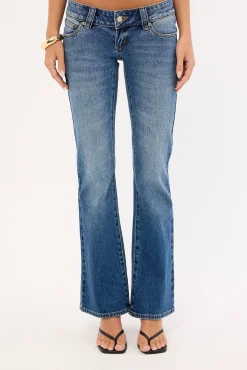 00 Kick Low Skinny Jean Bella Fade Blue