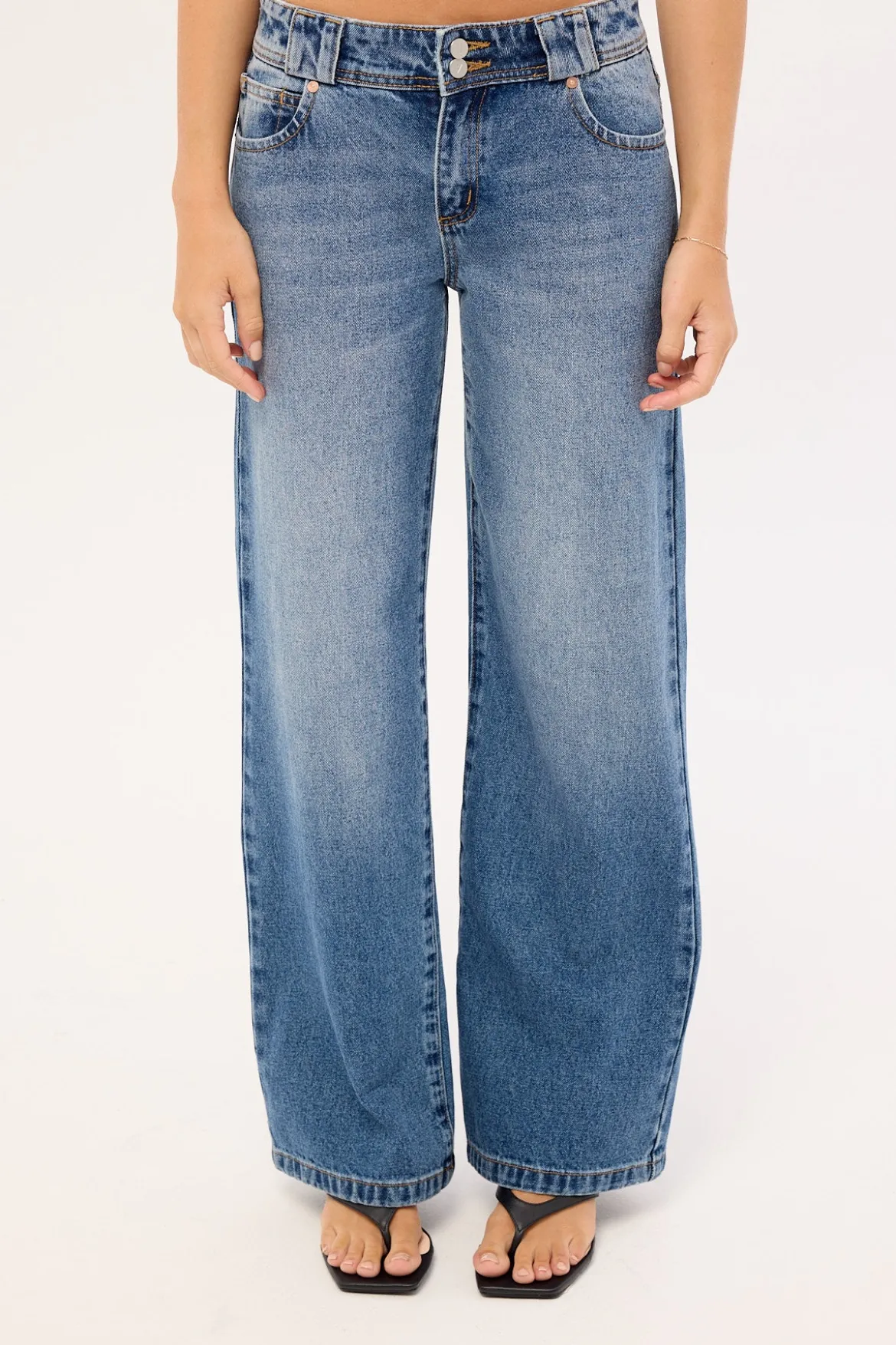 99 Low Baggy Jean Alicia Blue