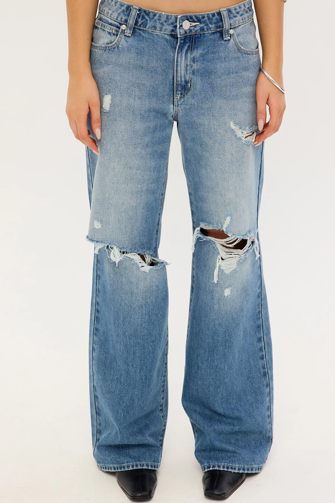 99 Low Baggy Jean Rip Dani Blue