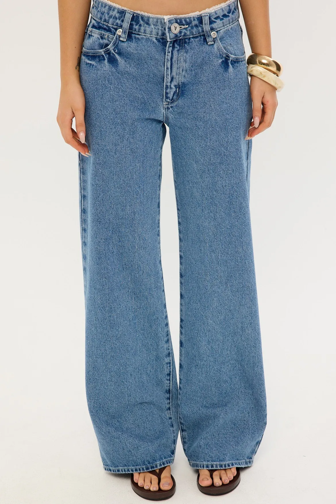 99 Low Baggy Jean Selena RCY Lace Blue