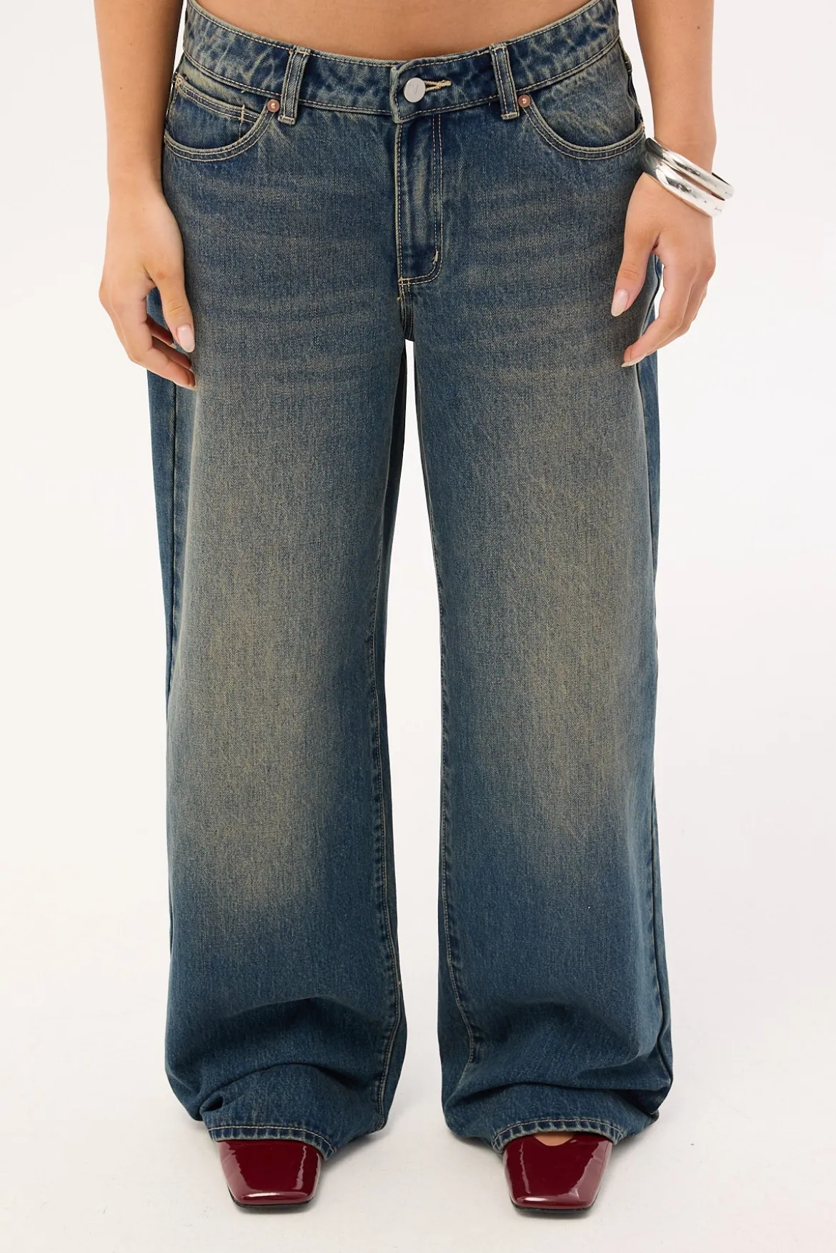 99 Low Baggy Jean Zola Green/Blue