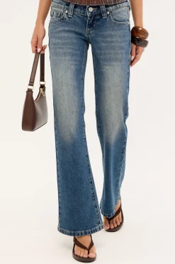00 Low Flare Jean Mason Blue Fade