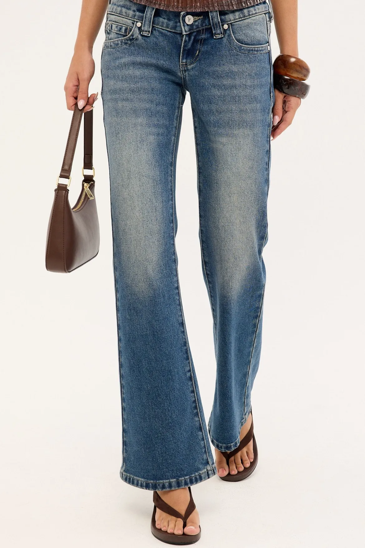 00 Low Flare Jean Mason Blue Fade