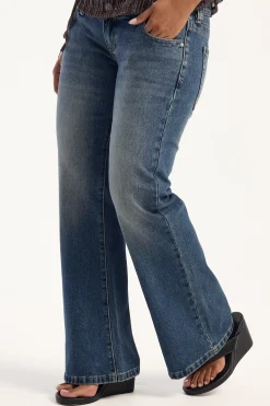 00 Low Flare Jean Mason Blue Fade