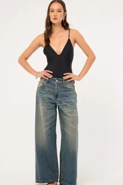 99 Low Mega Baggy Jean Lindsey Green/Blue