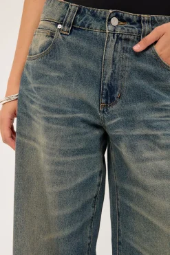99 Low Mega Baggy Jean Lindsey Green/Blue