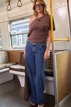 99 Low Rise Baggy Jean Bella Mid Blue