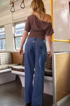 99 Low Rise Baggy Jean Bella Mid Blue