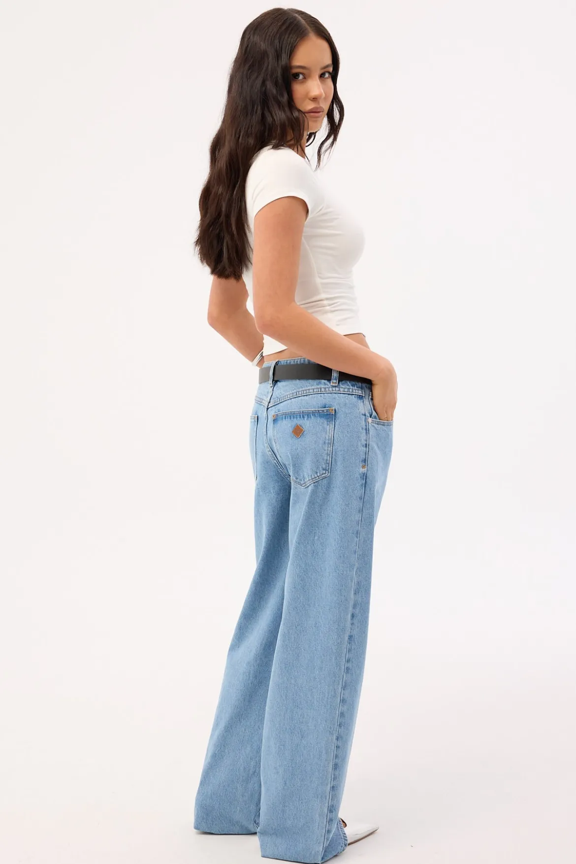 99 Low Rise Baggy Jean Gigi Blue
