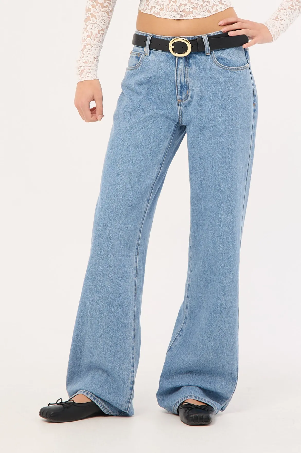 99 Low Rise Baggy Jean Gigi Blue
