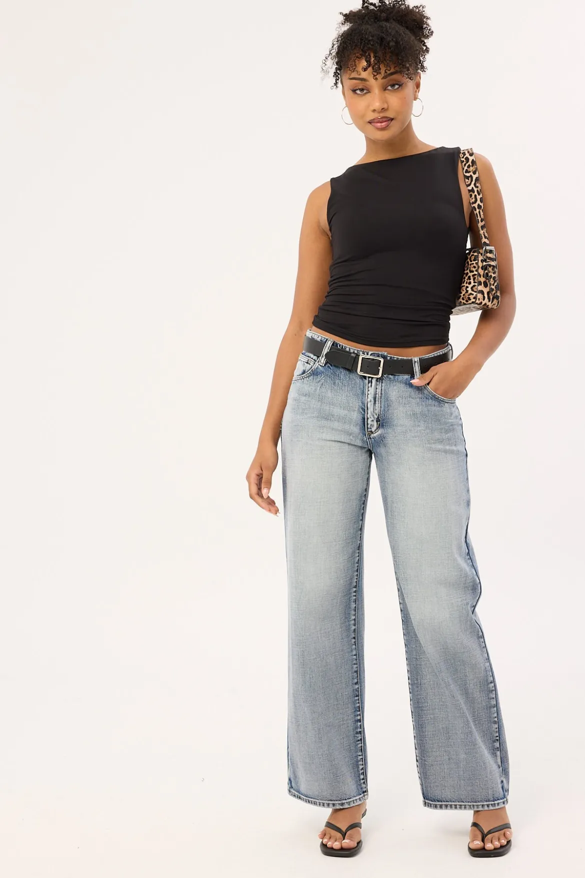 99 Low Rise Baggy Jean Keira Blue