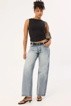 99 Low Rise Baggy Jean Keira Blue