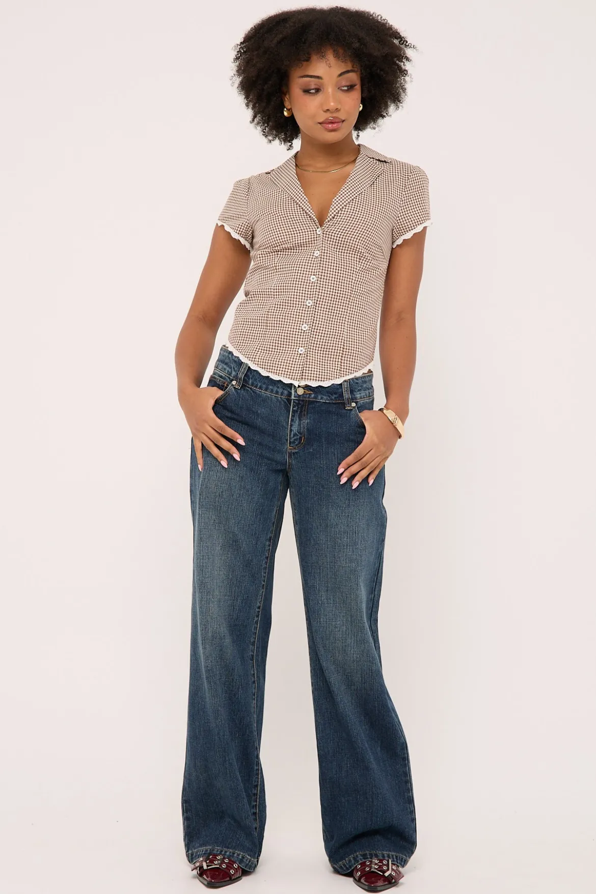 99 Low Rise Wide Jean Cory Indigo