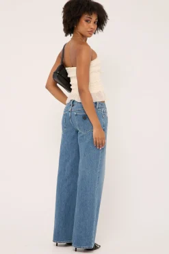 99 Low Rise Wide Jean Kim Blue