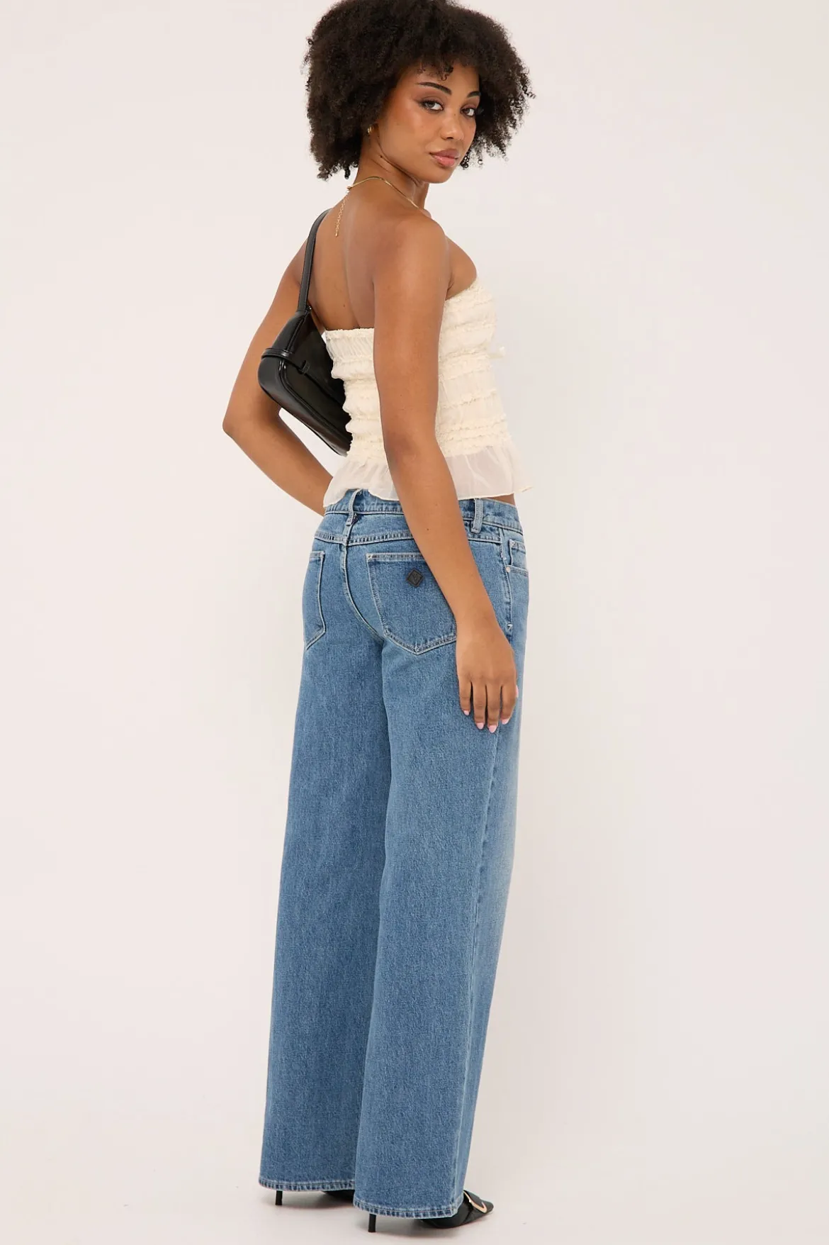 99 Low Rise Wide Jean Kim Blue