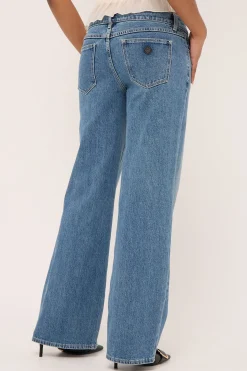 99 Low Rise Wide Jean Kim Blue