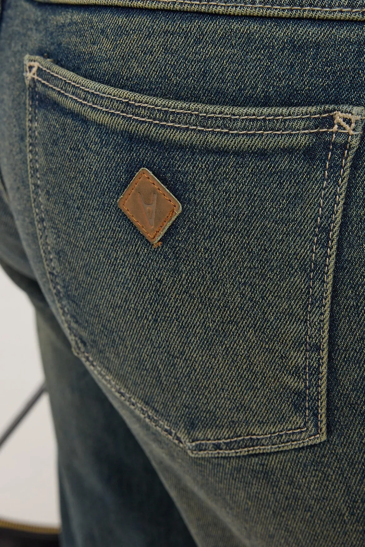 99 Low Wide Jean Frankie Green/Blue