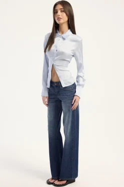 99 Low Wide Jean Paige Blue