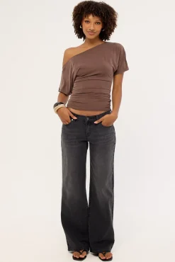 99 Low Wide Jean Shanae Black