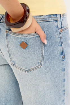 95 Low Wide Jean Stevie Washed Blue