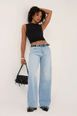 95 Mid Baggy Jean Gia Light Blue