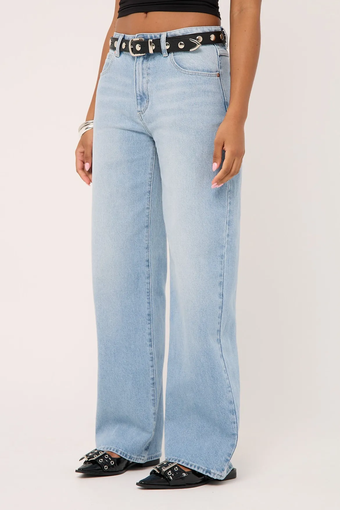 95 Mid Baggy Jean Gia Light Blue