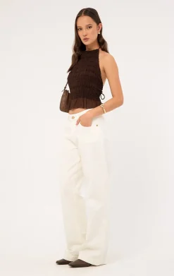 95 Mid Baggy Jean White Gold