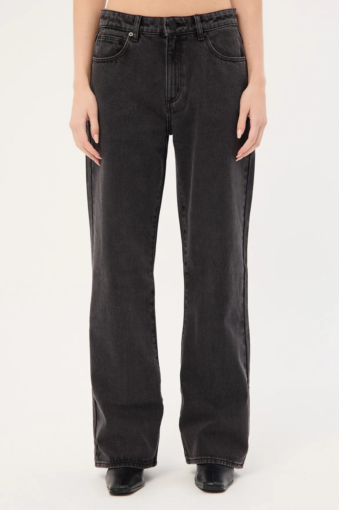 95 Mid Baggy Petite Jean Heidi Black