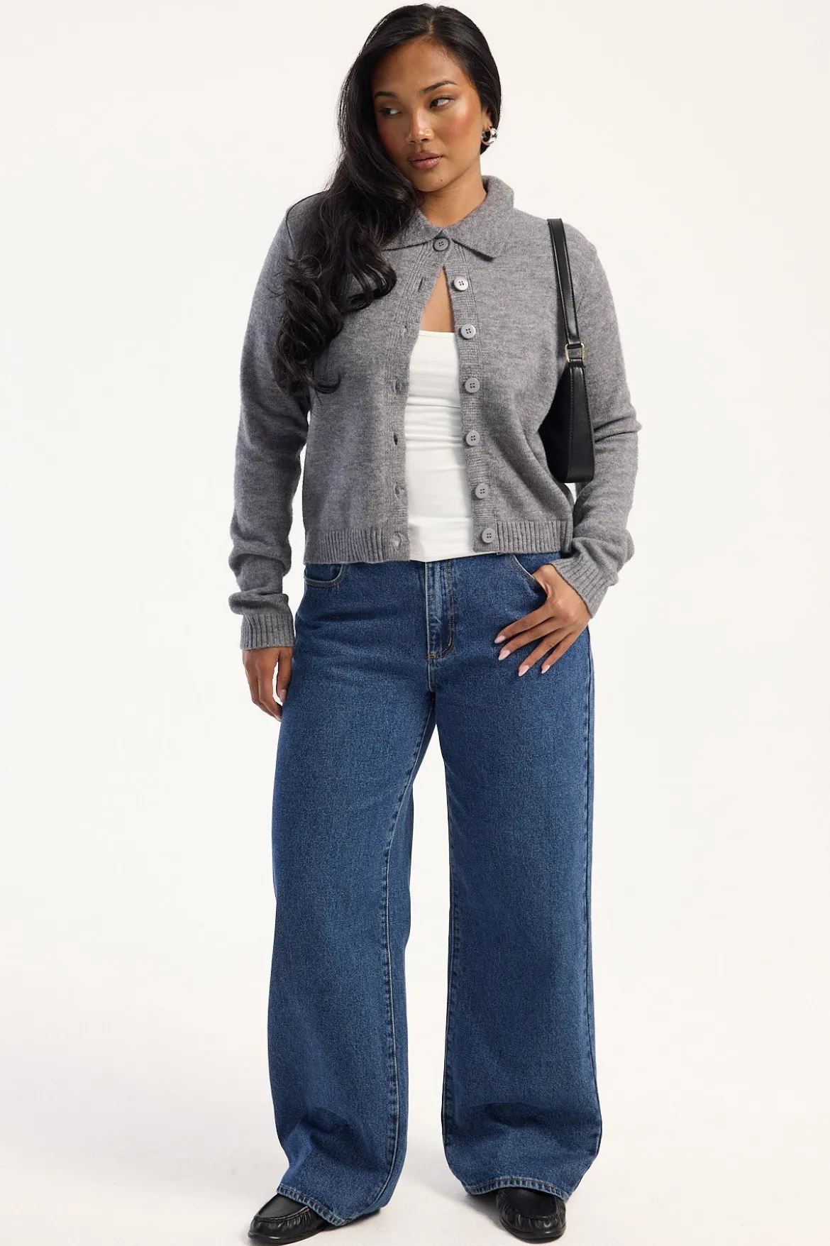 95 Mid Rise Baggy Jean Bella Mid Blue