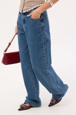 95 Mid Rise Baggy Jean Bella Mid Blue