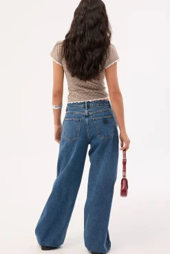 95 Mid Rise Baggy Jean Bella Mid Blue