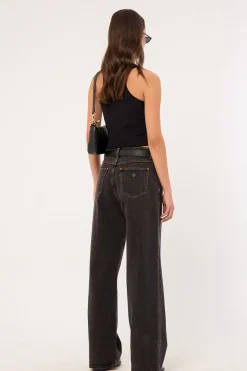 95 Mid Rise Baggy Jean Cara Organic Black