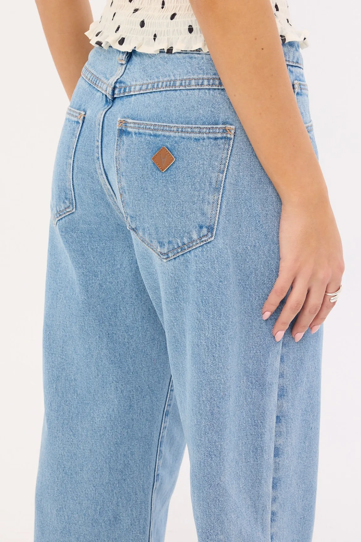 95 Mid Rise Baggy Jean Gigi Blue