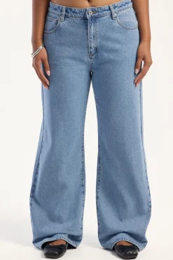 95 Mid Rise Baggy Jean Gigi Blue