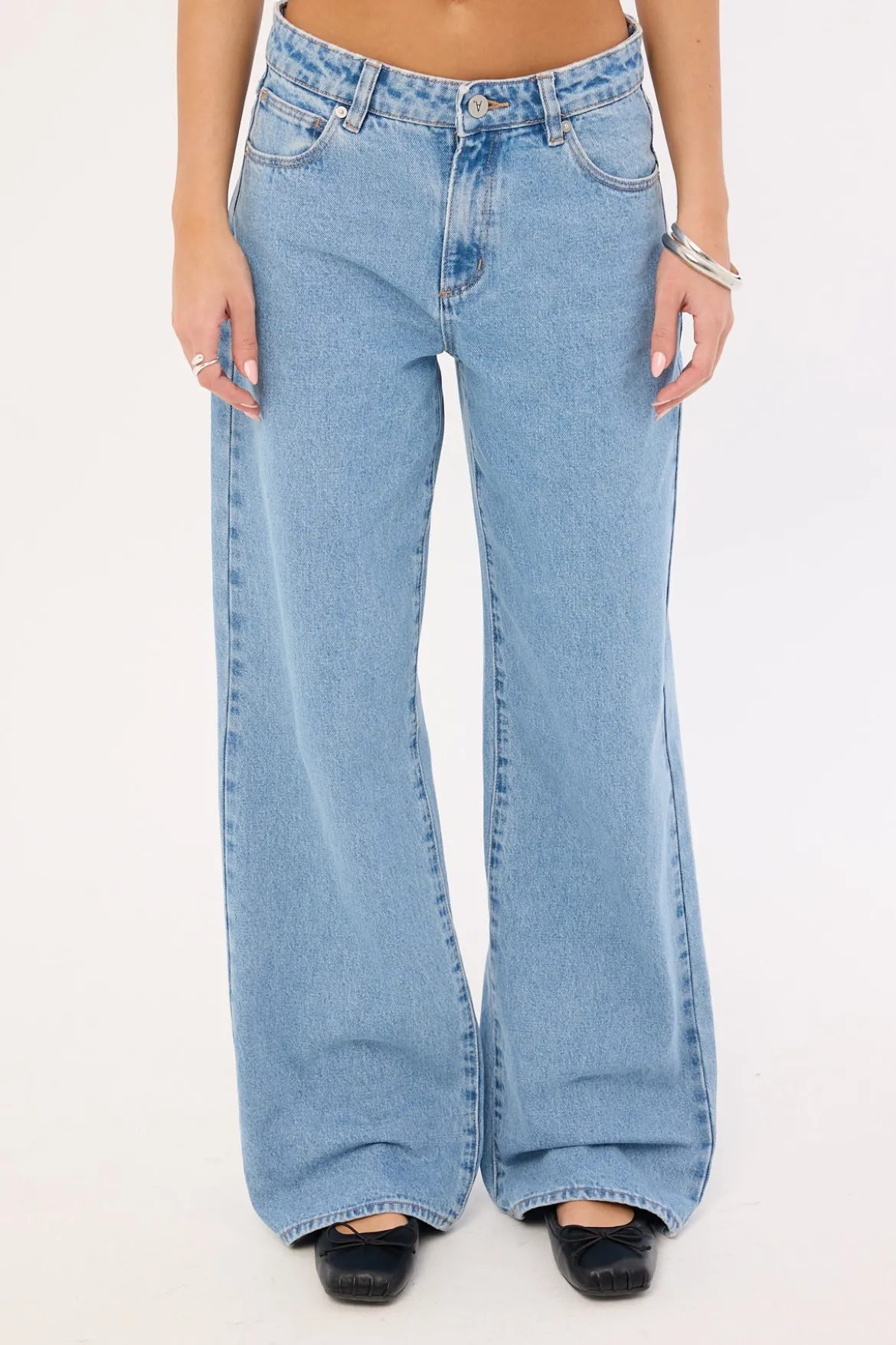 95 Mid Rise Baggy Jean Gigi Blue