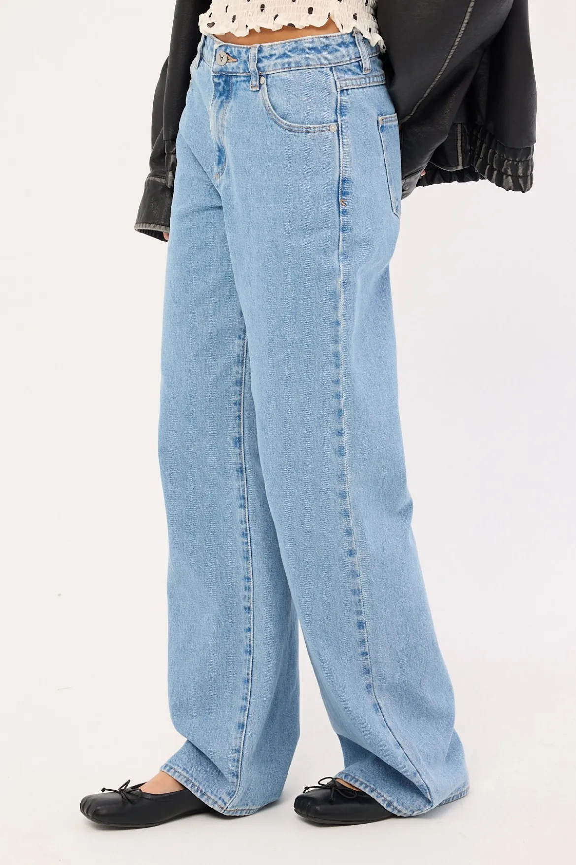 95 Mid Rise Baggy Jean Gigi Blue
