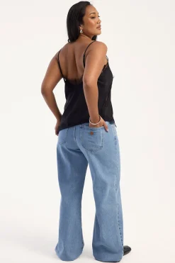 95 Mid Rise Baggy Jean Gigi Blue
