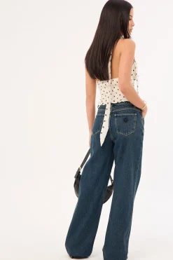 95 Mid Rise Baggy Jean Lola Deep Blue