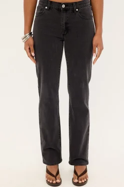 95 Mid Straight Jean Sophie Black